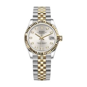 Rolex Lady-Datejust 279173 Super Clone : Two-Tone Diamond Silver Dial 28mm
