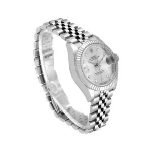 Rolex Datejust 41 126334 Super Clone : Steel Fluted Bezel Silver Dial Jubilee