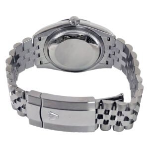 Rolex Datejust 126234 Super Clone: Steel Fluted Bezel Black Dial 36mm