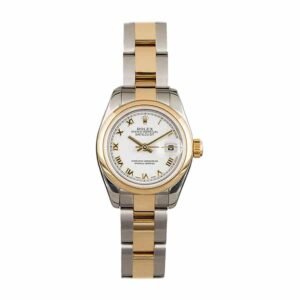 Rolex Lady-Datejust 26 Super Clone : Steel White Dial Fluted Bezel Jubilee