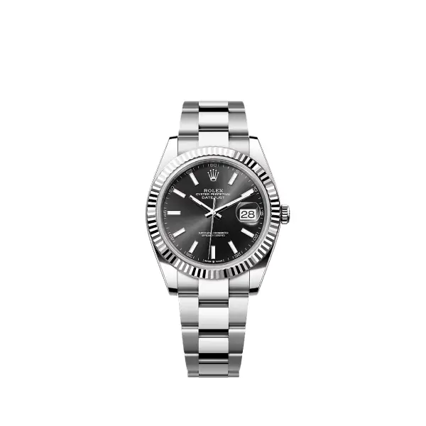 Rolex Datejust 41 126334 Super Clone : White Rolesor White Dial Oyster