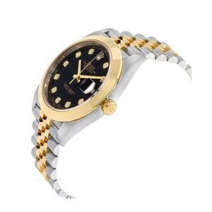 Rolex Datejust 41 126303 Super Clone : Two-Tone Black Diamond Dial Jubilee