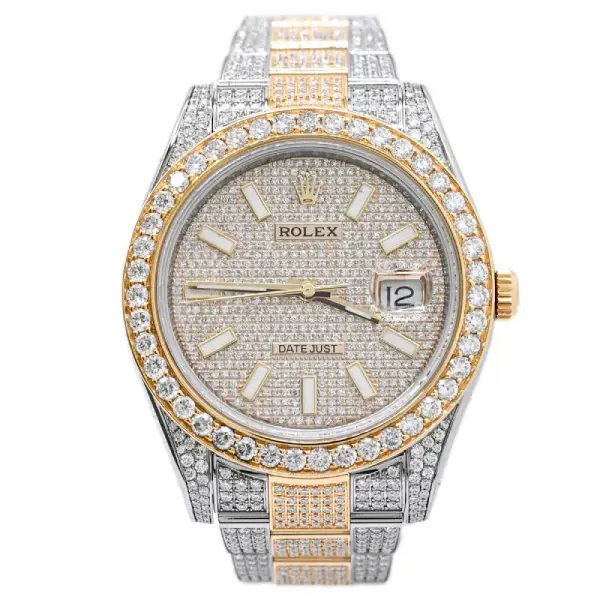Rolex Datejust 36 Two Tone Super Clone : 126233 Yellow Rolesor Champagne Dial