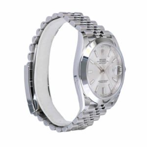 Rolex Datejust 41 126334 Super Clone : White Rolesor Fluted Bezel Silver Dial