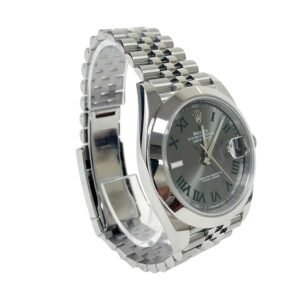 Rolex Datejust 41 126300 Super Clone : Steel Grey Roman Dial Jubilee