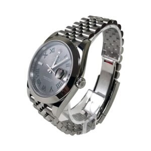 Rolex Datejust 41 126300 Super Clone : Steel Grey Roman Dial Jubilee