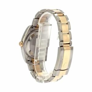 Rolex Datejust 36 116203 Super Clone : Two-Tone Yellow Gold Black Dial Oyster