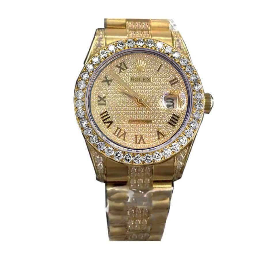 Rolex Datejust 41 126334 Super Clone : Steel Fluted Bezel White Roman Dial