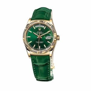Rolex Day-Date 40 228238 Super Clone : 40mm Yellow Gold Green Dial