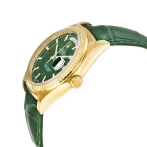 Rolex Day-Date 40 228238 Super Clone : 40mm Yellow Gold Green Dial