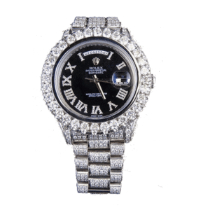 Rolex Day-Date 218239 Super Clone Fully Iced Out: 41mm White Gold Diamond President