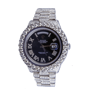 Rolex Day-Date 218239 Super Clone Fully Iced Out: 41mm White Gold Diamond President