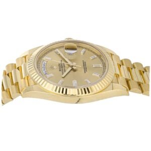 Rolex Day-Date 40 228238-0003 Super Clone : 40mm Yellow Gold White Dial
