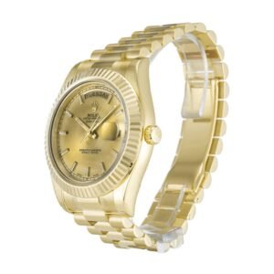 Rolex Day-Date 40 228238-0003 Super Clone : 40mm Yellow Gold White Dial