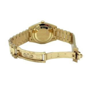 Rolex Day-Date 40 228235 Super Clone : 40mm Everose Gold Black Dial