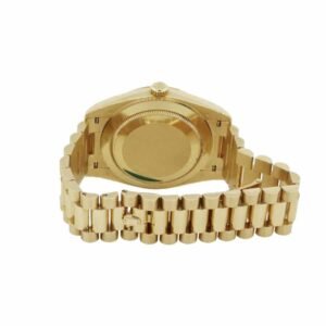 Rolex Day-Date 36 128239 Super Clone : 36mm White Gold Silver Diagonal Dial