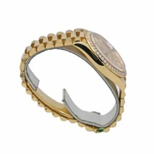 Rolex Day-Date 228348RBR KW Super Clone: 40mm Yellow Gold Diamond Bezel Champagne Dial President