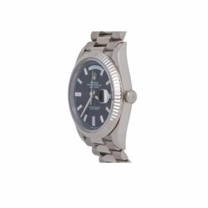 Rolex Day-Date 40 228239 Super Clone : 40mm White Gold Silver Dial