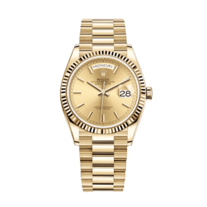 Rolex Day-Date 40 228238 Super Clone : 40mm Yellow Gold Champagne Dial