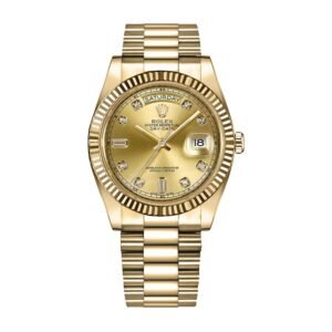 Rolex Day-Date II 218238 Super Clone : 41mm Yellow Gold Champagne Dial