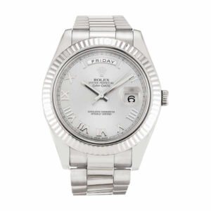 Rolex Day-Date 40 228239 Super Clone : 40mm White Gold White Roman Dial