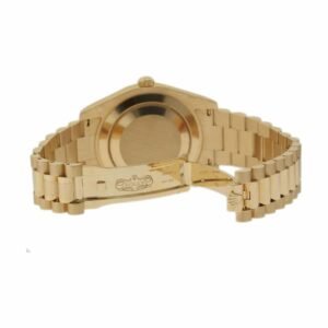 Rolex Day-Date 18038 Super Clone : 36mm Yellow Gold Onyx Dial