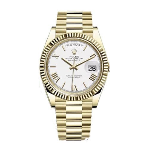 Rolex Day-Date Super Clone : Day-Date 40 228238 Yellow Gold Champagne Dial