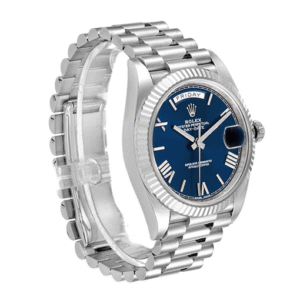 Rolex Day-Date 228239 Super Clone : 40mm White Gold Silver Diamond Dial President