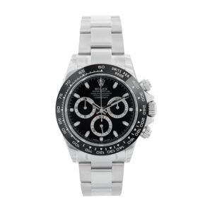 Rolex Daytona 116500LN Super Clone: 40mm Steel Black Ceramic Bezel