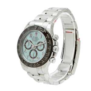 Rolex Daytona 116506 Super Clone: Platinum Ice Blue Arabic Dial