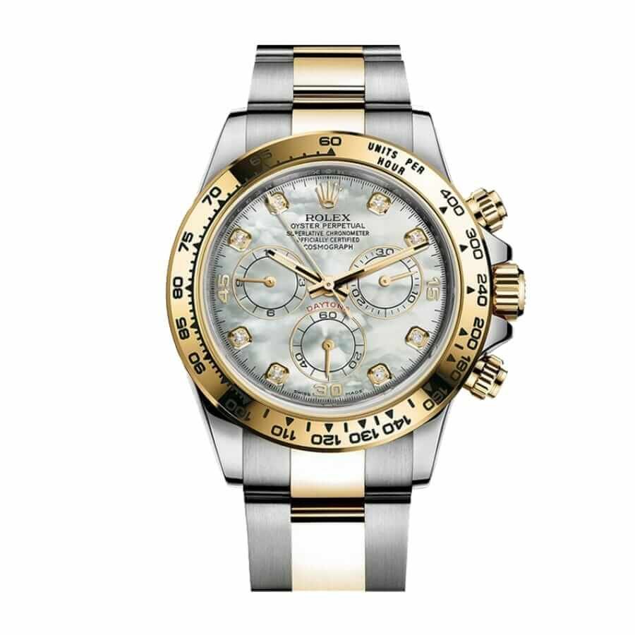 Rolex Cosmograph Daytona 116500LN Super Clone: 40mm Steel Mother of Pearl Dial