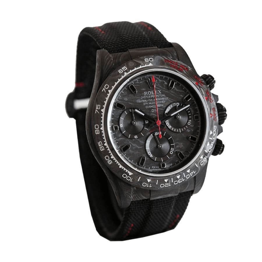 Rolex Daytona Super Clone Carbon Red Speedster: 40mm NTPT Carbon Red Dial