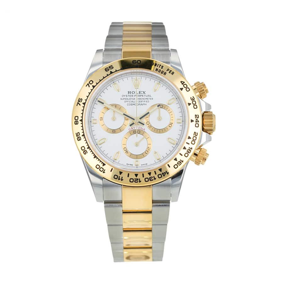 Rolex Daytona 16520 Super Clone: 40mm Steel White Floating Cosmograph Dial