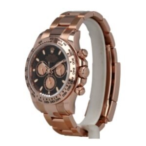 Rolex Daytona 116505 Super Clone: 40mm Everose Gold Black Dial Cosmograph
