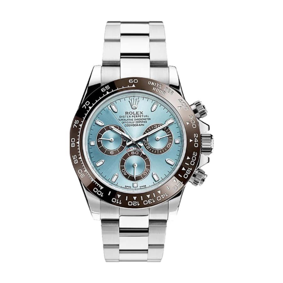 Rolex Daytona 116506 Super Clone: Cosmograph Platinum Ice Blue Dial