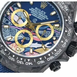 Rolex Daytona 116500LN Super Clone: 40mm Steel Color Fish Pattern Dial Cosmograph