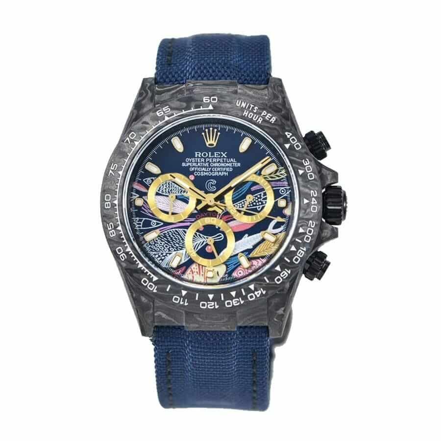 Rolex Daytona 116500LN Super Clone: 40mm Steel Color Fish Pattern Dial Cosmograph