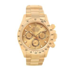 Rolex Daytona 116528 Super Clone: 40mm Yellow Gold Champagne Dial