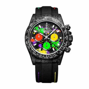 Rolex Daytona Super Clone Carbon Cosmograph: 40mm Forged Carbon Cream Dial