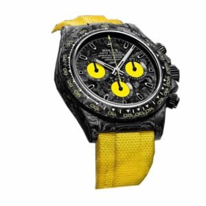 Rolex Daytona Super Clone DiW NTPT Carbon 46490: Lemon Edition Forged Carbon Chronograph