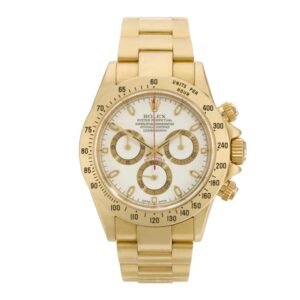 Rolex Cosmograph Daytona 116508 Super Clone: 40mm Yellow Gold Champagne Dial