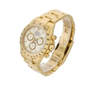 Rolex Cosmograph Daytona 116508 Super Clone: 40mm Yellow Gold Champagne Dial