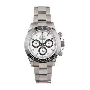 Rolex Daytona 116500LN Super Clone: Ceramic Bezel White Dial Steel Oyster