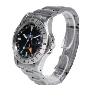 Rolex Explorer II 1655 Super Clone: 39mm Antique Black Dial Freccione