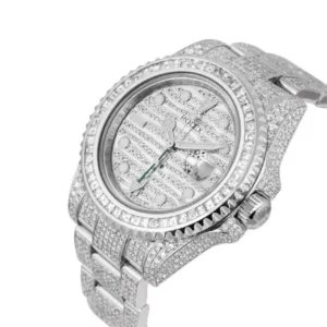 Rolex GMT-Master II 116710 Super Clone: Full Diamond Iced-Out 40mm