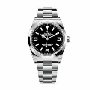Rolex Explorer 124270 Super Clone: 36mm Oystersteel Black Dial