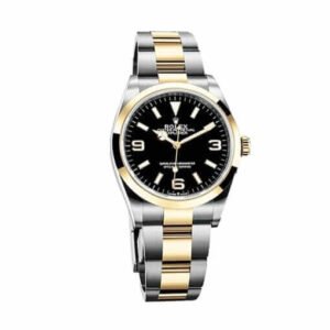 Rolex Explorer 124273 Super Clone: 36mm Rolesor Black Dial