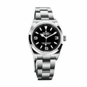 Rolex Explorer 124270 Super Clone: 36mm Oystersteel Black Dial