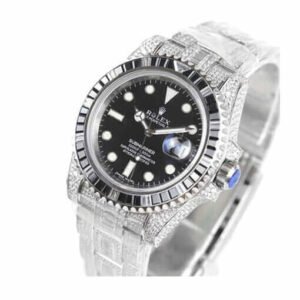 Rolex Submariner 116610LN Super Clone : Iced Out 40mm Simulated Diamond Watch