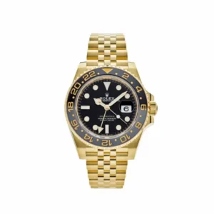 Rolex GMT-Master II 116718LN Super Clone : Yellow Gold Black Dial 40mm